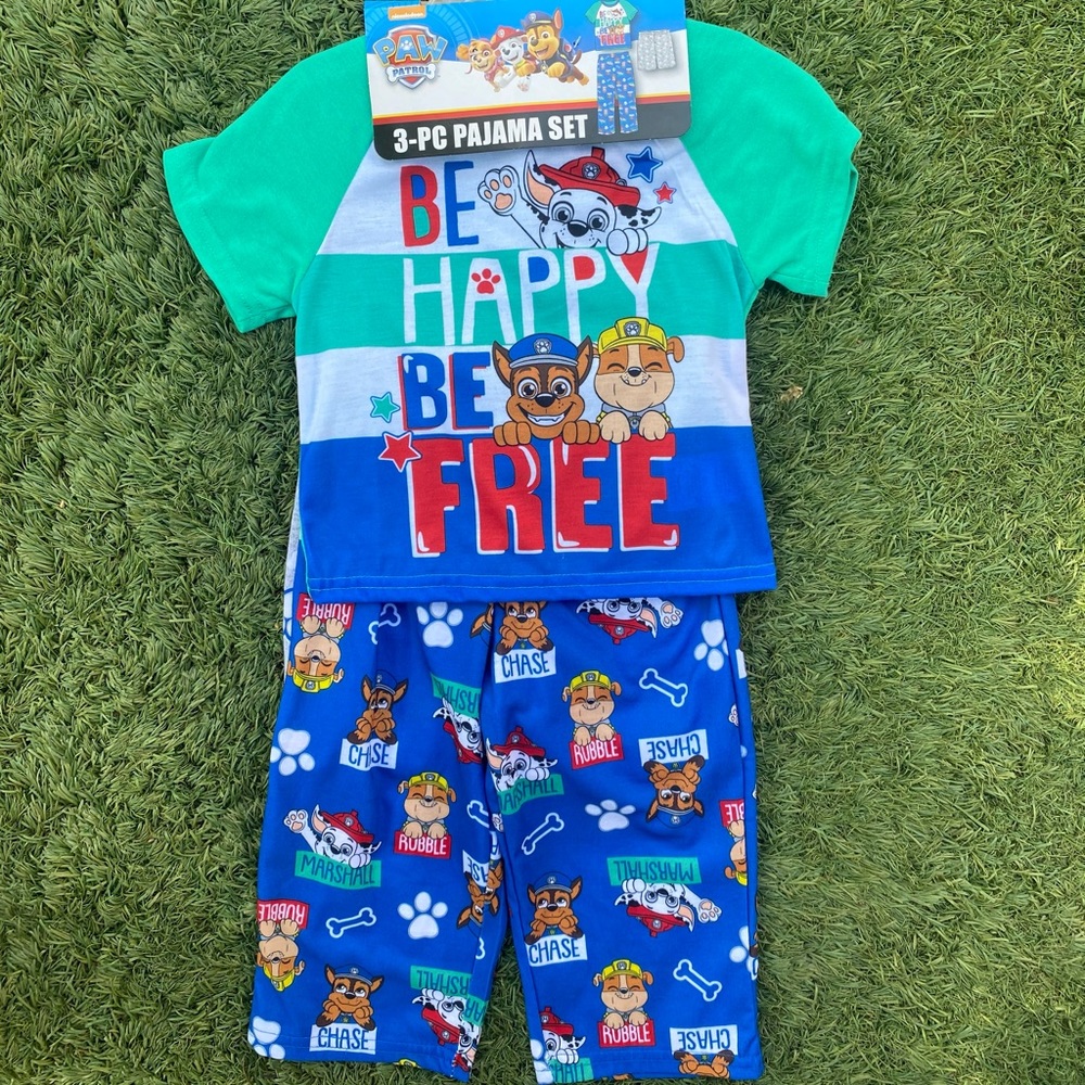 Nickelodeon Paw Patrol 3 Piece Set Boy Pajama 2T